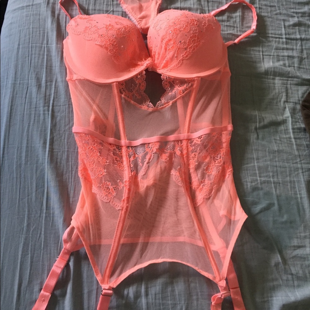 Peach corset